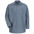 Workwear Outfitters Men's Long Sleeve Indust. Work Shirt Postman Blue, Large SP14PB-RG-L